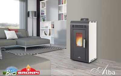 Алба Въздух – пелетна камина за въздушно отопление 8 kW