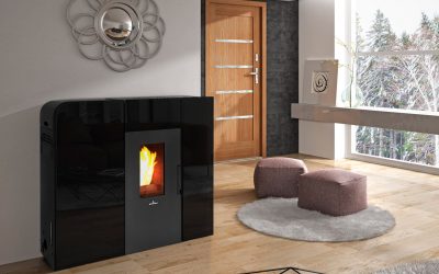 Клео Хидро – пелетна камина с водна риза 18 кW